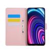 For Realme C21Y/C25Y Case Rose Flower PU Leather Wallet Phone Cover with 3 Card Slots