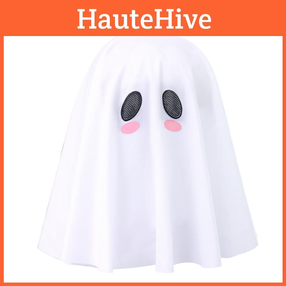 Ghost Girl Costume Double Sided Headwear Cosplay Halloween Stage Performance