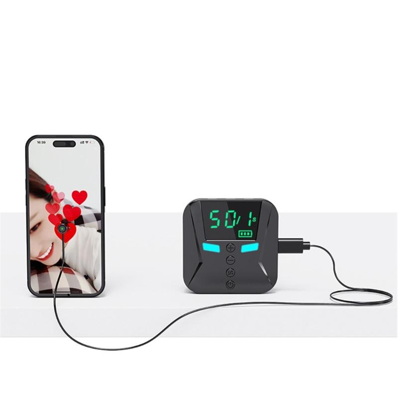 Dispozitiv Capacitiv Silențios Auto de Atingere a Ecranului Pentru Dispozitiv Mobil Frecvență Ajustabilă Tip C Reîncărcabil Indicator Baterie