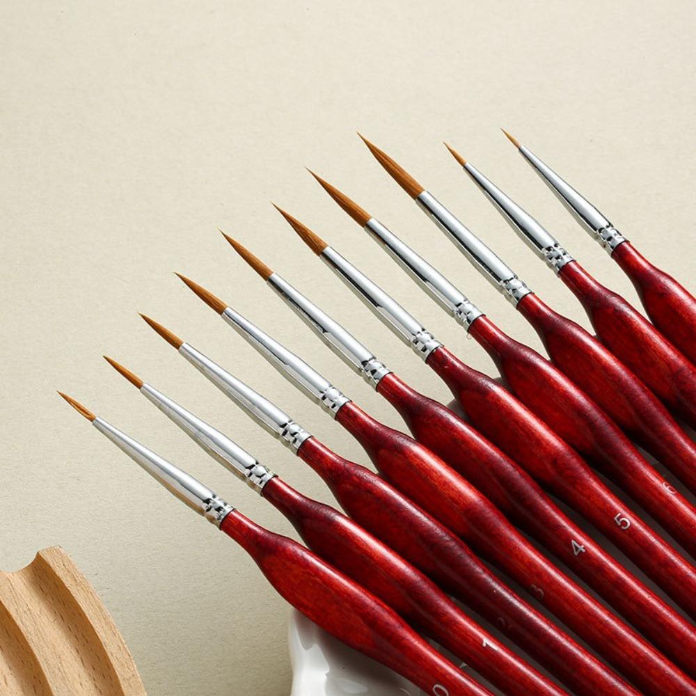 11/10pcs with Micro Tips Watercolor Brush for Fine Detail Hand Drawn Watercolor