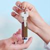 Spike Grip Keychain Anxiety Relief Quiet Fidget Toy with Unique Drum Shape Sensory Stress Relief Key Chain