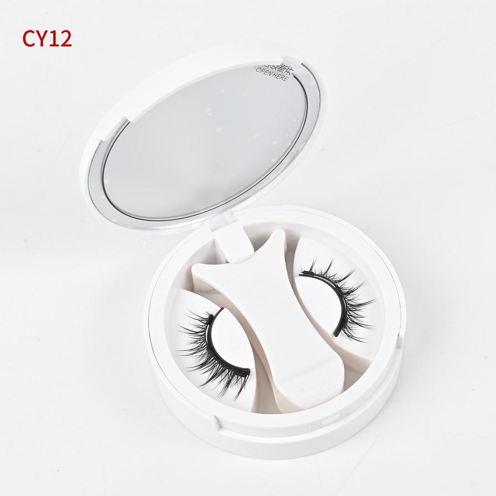 Magnetic Reusable Eyelashes in Glue-Free Portable Case for Beginners