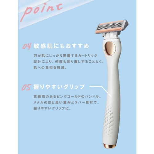 Schick Salon Plus Tone Up Body Shaver Holder (with Blade) Razor Women