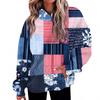 Women's Fashion Daily  Casual V-Neck Long Sleeve Printed Top