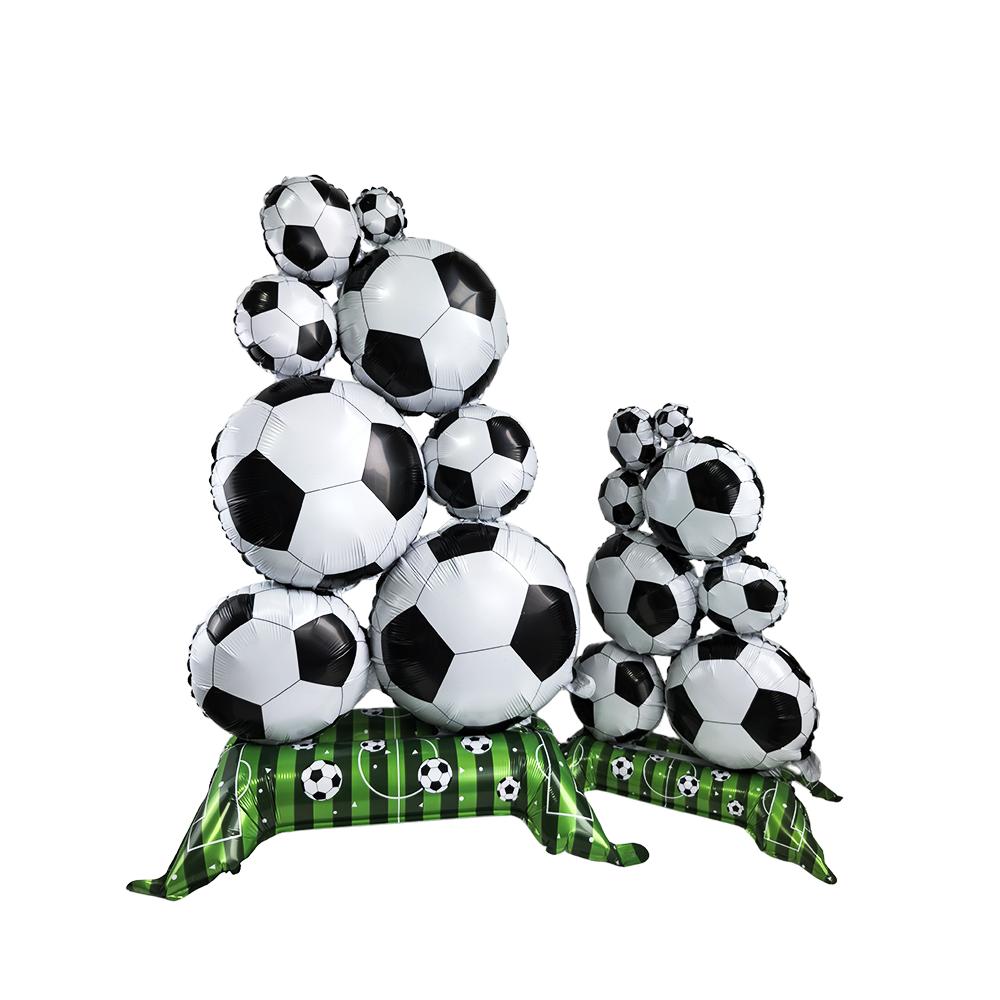 3D Standing Soccer Trophy Foil Balloon for Kids Football Soccer Theme Birthday Party Baby Shower Decoration Sport Party Supplies