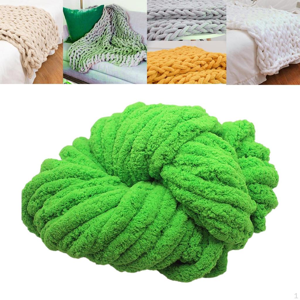 Chenille Yarn for Arm Knitting, Great Crafting Blankets and Cushions
