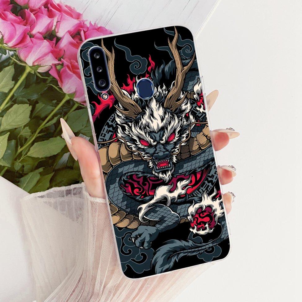 Clear Cover For Samsung A20s Case SM-A207F Cute Fashion Butterfly Funny Painted Casing For Samsung Galaxy A20s SM-A207M SM-A2070