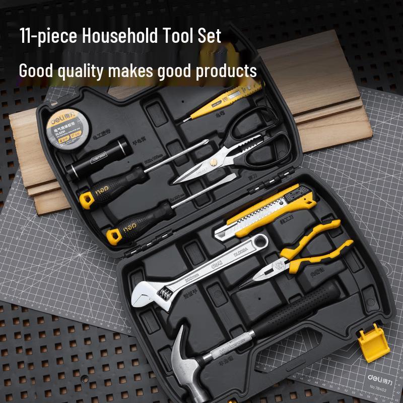 Deli DL5962 11-Piece Household Tool Kit