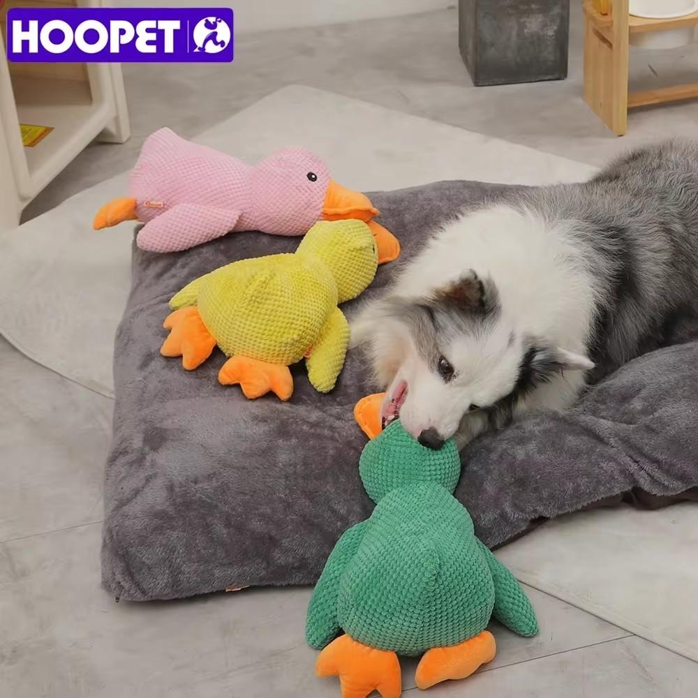HOOPET Dog Sleeping Toy Duck Chew Sounding Toy Designed for Small Medium Large Dogs Outdoor Interactive Pet Training Toy Dog Accessories