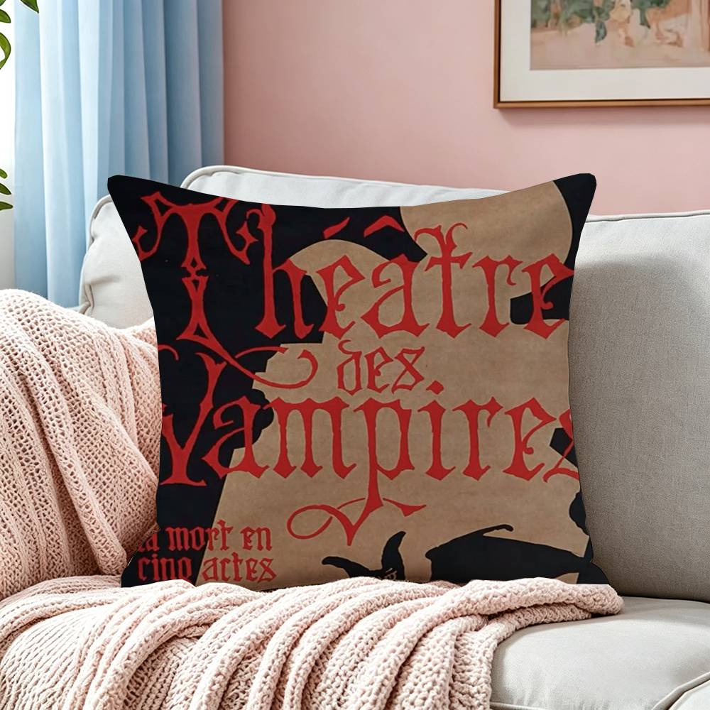 Iwtv Interview With The Vampire Pillow Case Square Doublesided Sofa Cushion Cover Bedroom Bedside Pillow