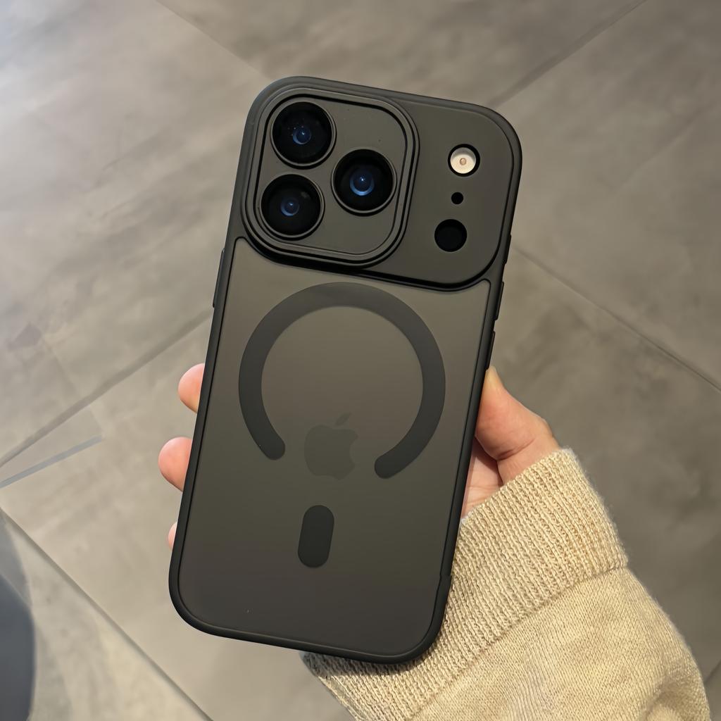 Luxury Shockproof Armor For Magsafe Case for iPhone 17 Air 16 15 14Plus 13 12 11 Pro Magnetic Wireless Charge Clear Matte Cover