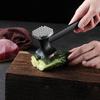Heavy-Duty Kitchen Meat Mallet With Rubber Handle And Alloy Hammer Head For Easy Pounding And Tenderizing Of Meat