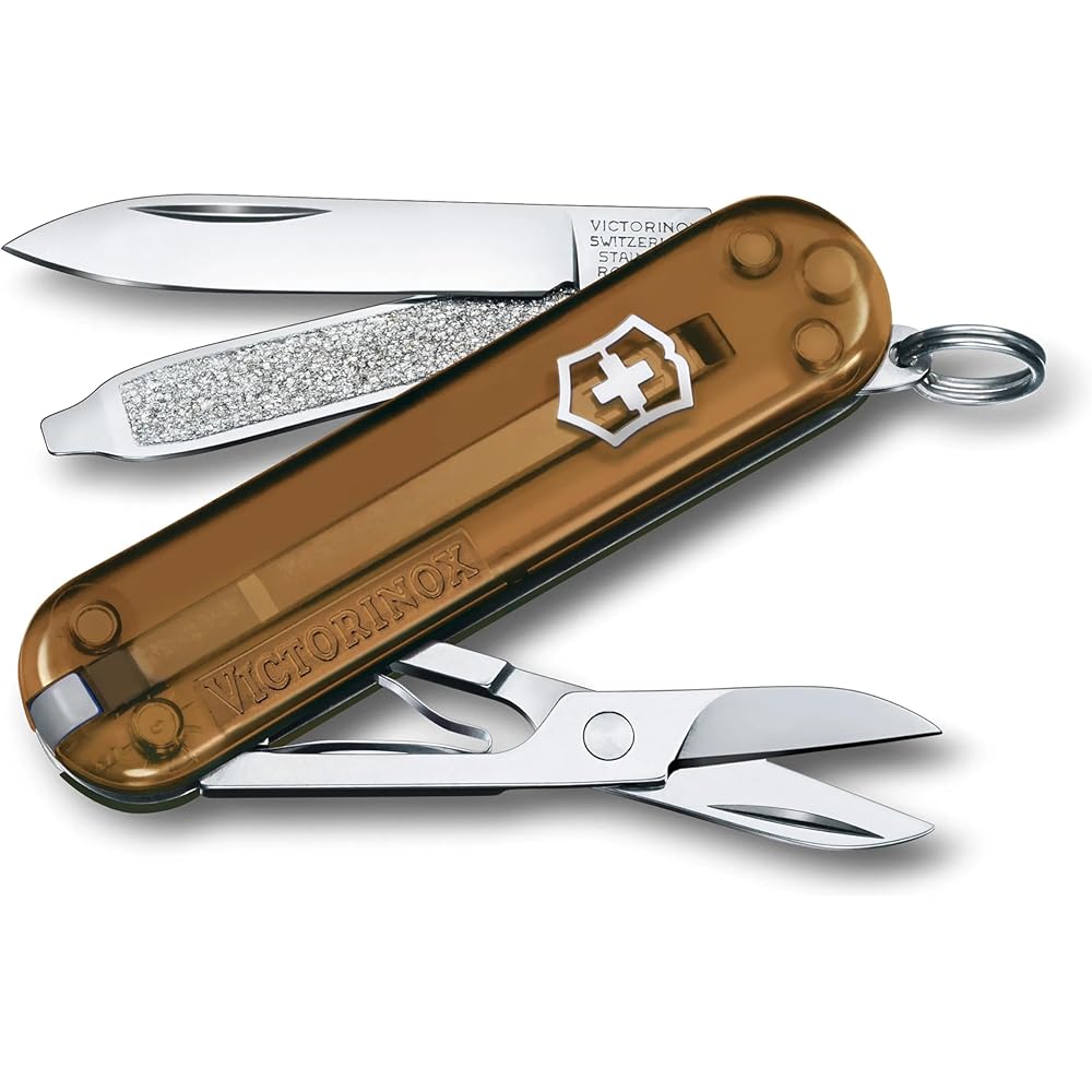 Victorinox Classic SD Classic Colors Swiss Army Knife Chocolate Fudge 7 Functions Compact Multi-Tool