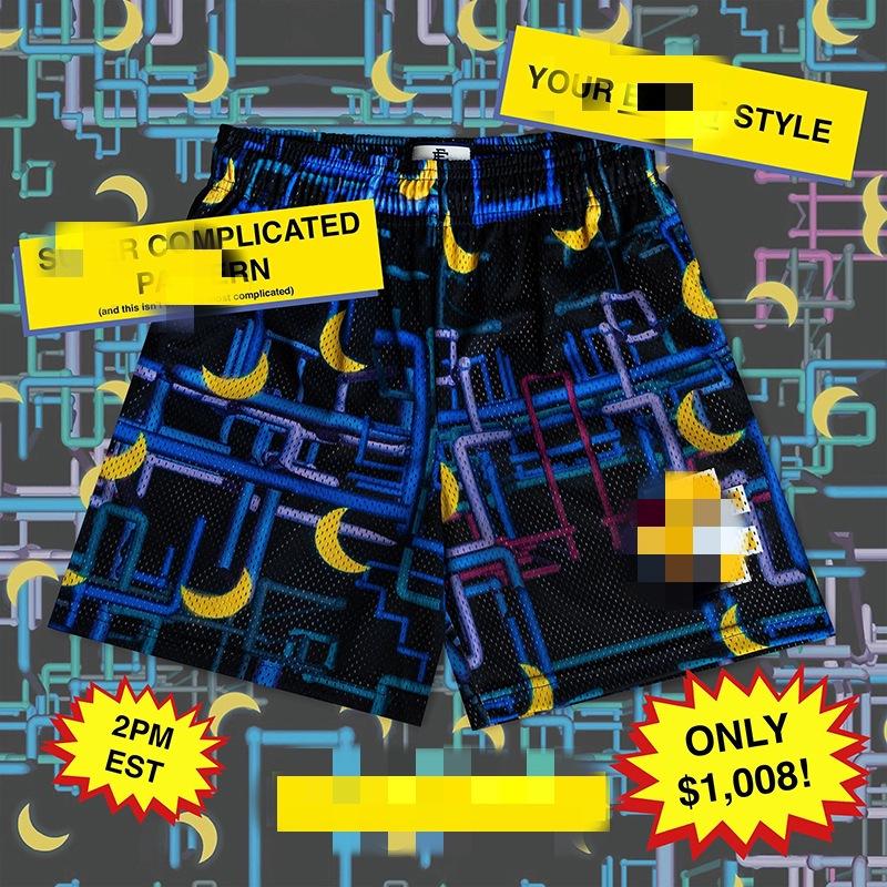 

Мужские повседневные американские шорты до колена для баскетбола - Дышащая сетка для бега, тренировок и пробежек S