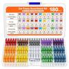 180Pcs 300Pcs Car Fuses Assorted Kit Mini Standard Micro with Box Fuses4