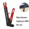 Universal Motorcycle Kickstand Accessories Motor Scooter Modified CNC Aluminum Alloy Adjustable Tripod Holder Kickstand Foot Side Support Stand Motor