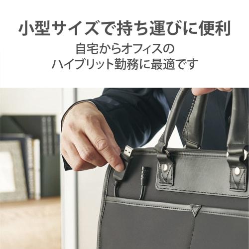 ELECOM PC Microphone USB Direct Plug Flexible Arm with Mute Button LED Black HS-MC08UBK