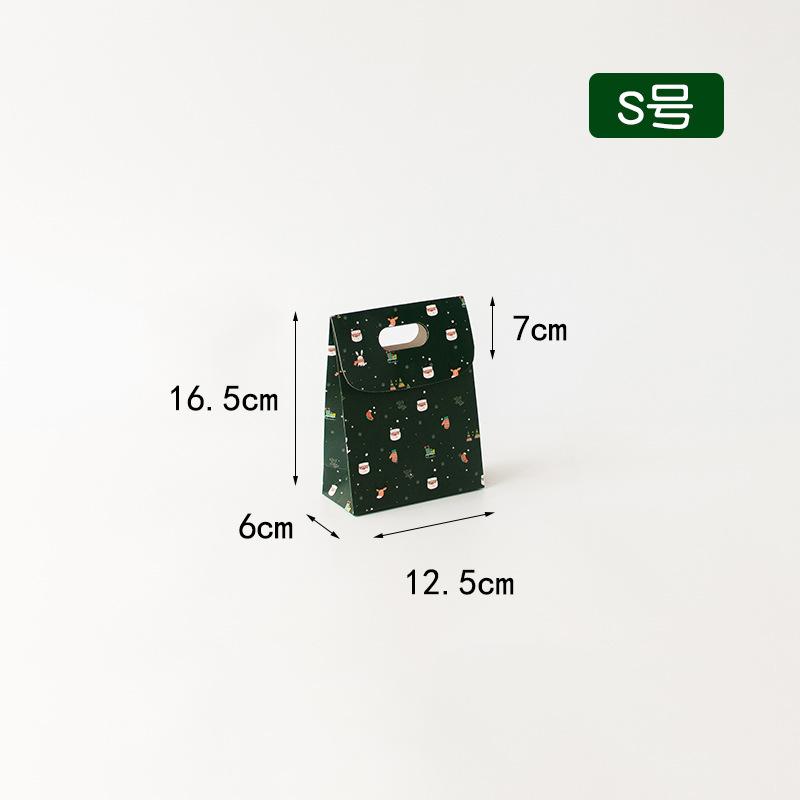 

5 шт. Рождественский олень DIY Упаковка Милая креативная упаковка конфеты шоколад печенье 5pcs зелёный