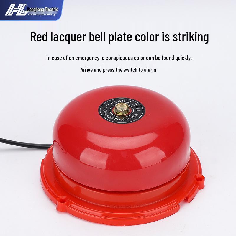 Wireless 220V Manual Fire Alarm Bell for Emergency Evacuation
