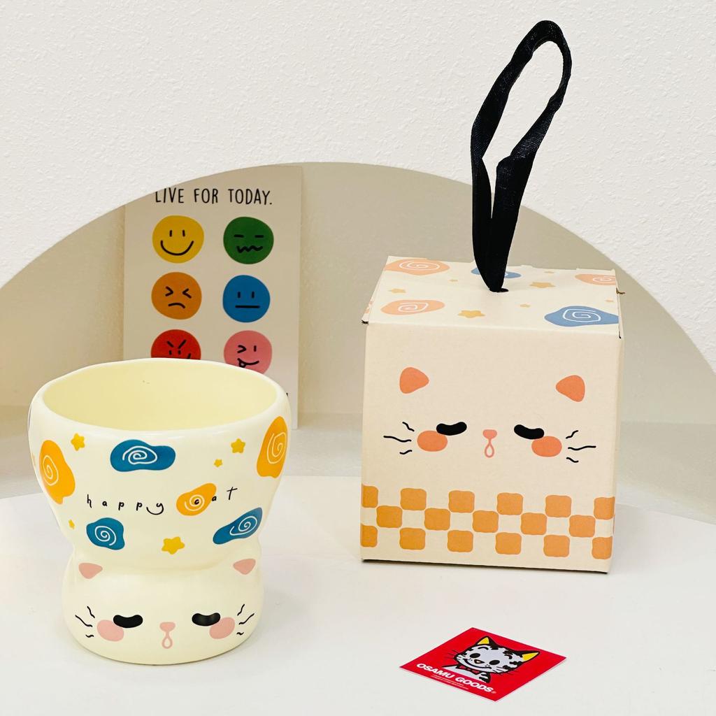 Creative and Personalized Small Animal Shape Single Cup High Temperature Resistance Ceramic Cup Office Drinking Cup Girl Cartoon Cute Cup