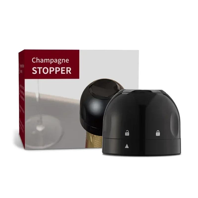 

Vacuum Wine Bottle Cap Stopper Sealed Storage Vacuum Memory Wine Stopper Push Style Barware Wine Cork Black Bar Tools