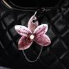 Kreative Simulations-Orchideen-Blumen Schlüsselanhänger Anhänger Rucksack Dekoration Zubehör Geschenke