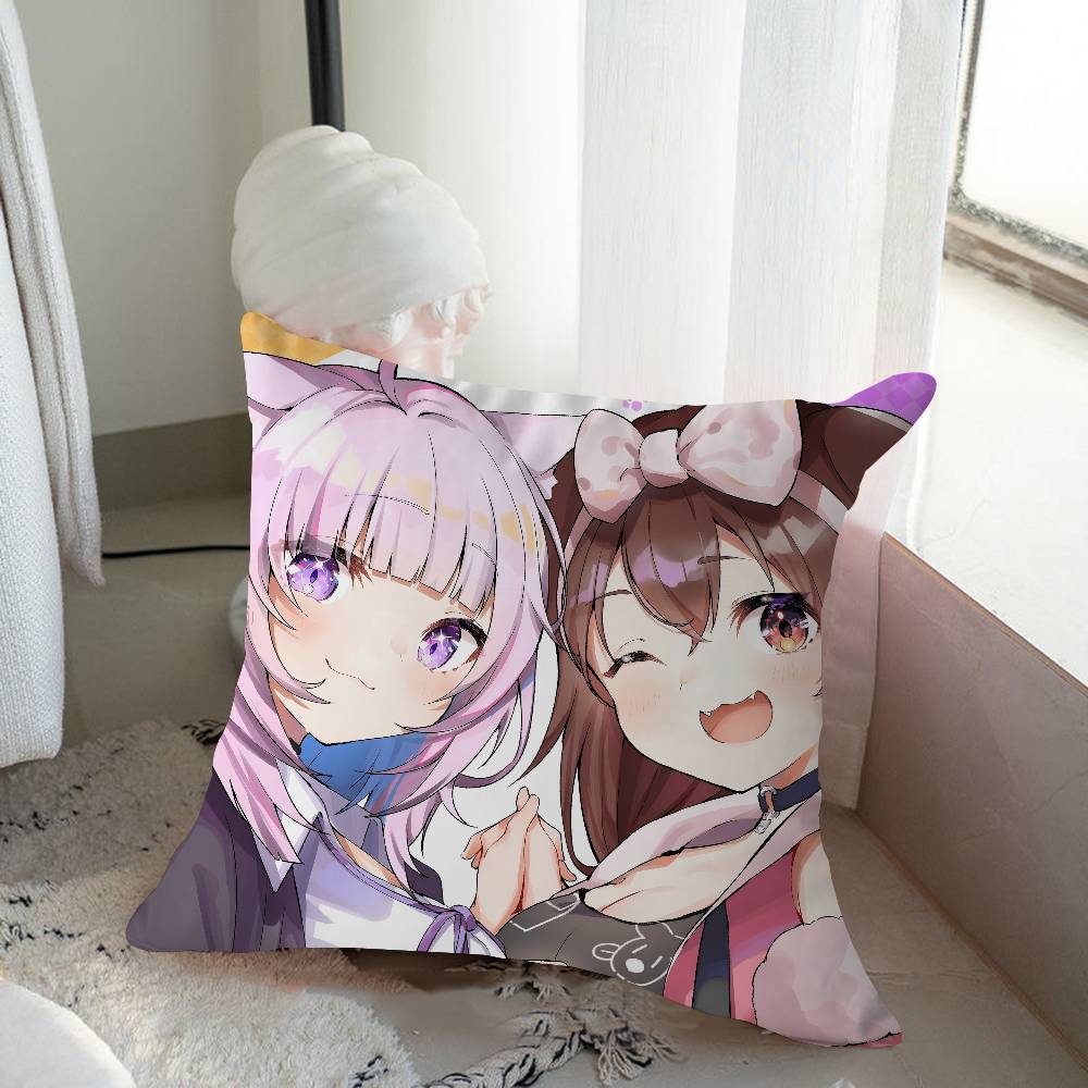 I-INUGAMI KORONE Tecknad Animation Personlig Bild Text Hem Dekorativa Kuddar Hushållsgåvor 45x45cm