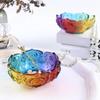 New DIY Crystal Drop Glue Epoxy Resin Rose Lotus Storage Bowl Mirror Silicone Mold