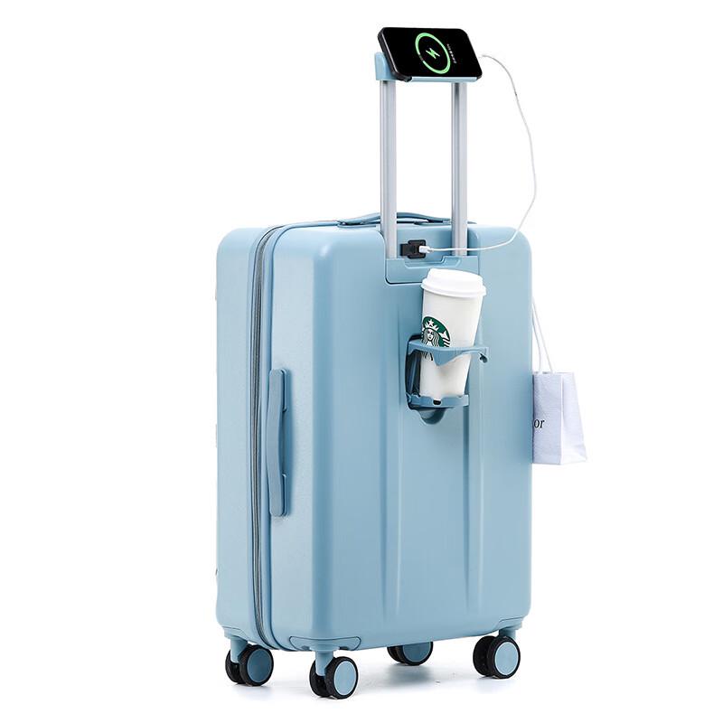 OEING Multi-functional Side-Opening Travel Luggage 28-inch