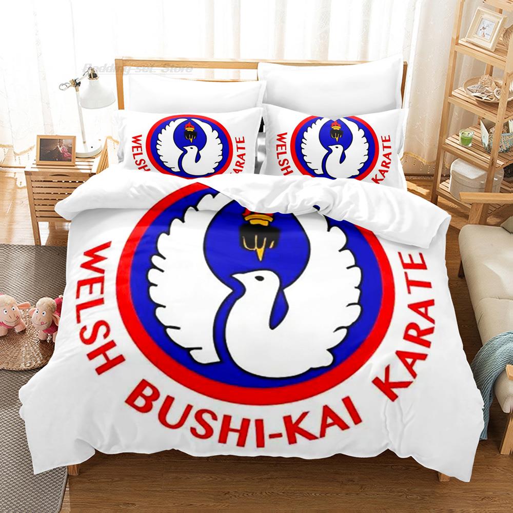 Kyokushin Karate Bedding Set Single Twin Full Queen King Size Bed Set Aldult Kid Bedroom Duvetcover Sets 3D Print Bed Sheet Set