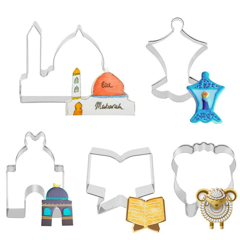 

5 шт./набор формочек для печенья Ид Мубарак Луна Звезда Верблюд формочки для печенья DIY инструменты для выпечки торта Рамадан Карим украшения для мусульманской вечеринки