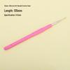 Candy-colored Crochet Hook with Gold-Plated Head - Soft Handle for DIY Sweaters, Shoes, and Hats
