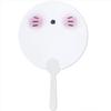 Shikoku Talking Transparent Cat Made in x Fan, Design, Japan, Approx. 15.5cm 24.7cm, US43-1