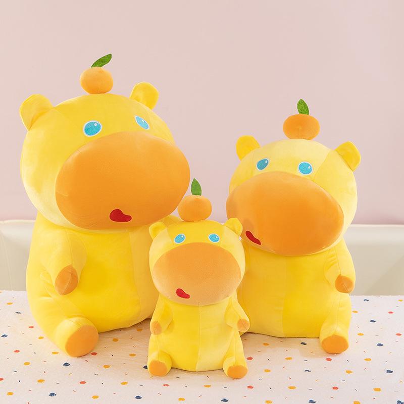 

Internet celebrity explosion cute capybara lulu plush toy four-sided elastic doll girl children gift doll 35cm（230g）