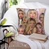 Sabrina Carpenter American Singer Pillow Cover Fashion Pillow Case Soft Cushion Cover Pillowcases For Sofa Home Decoration