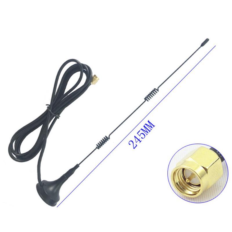 

Sma 2.4Ghz 9Dbi Wireless Wifi Wlan 5 X Range Booster Antenna Extender + Base one size