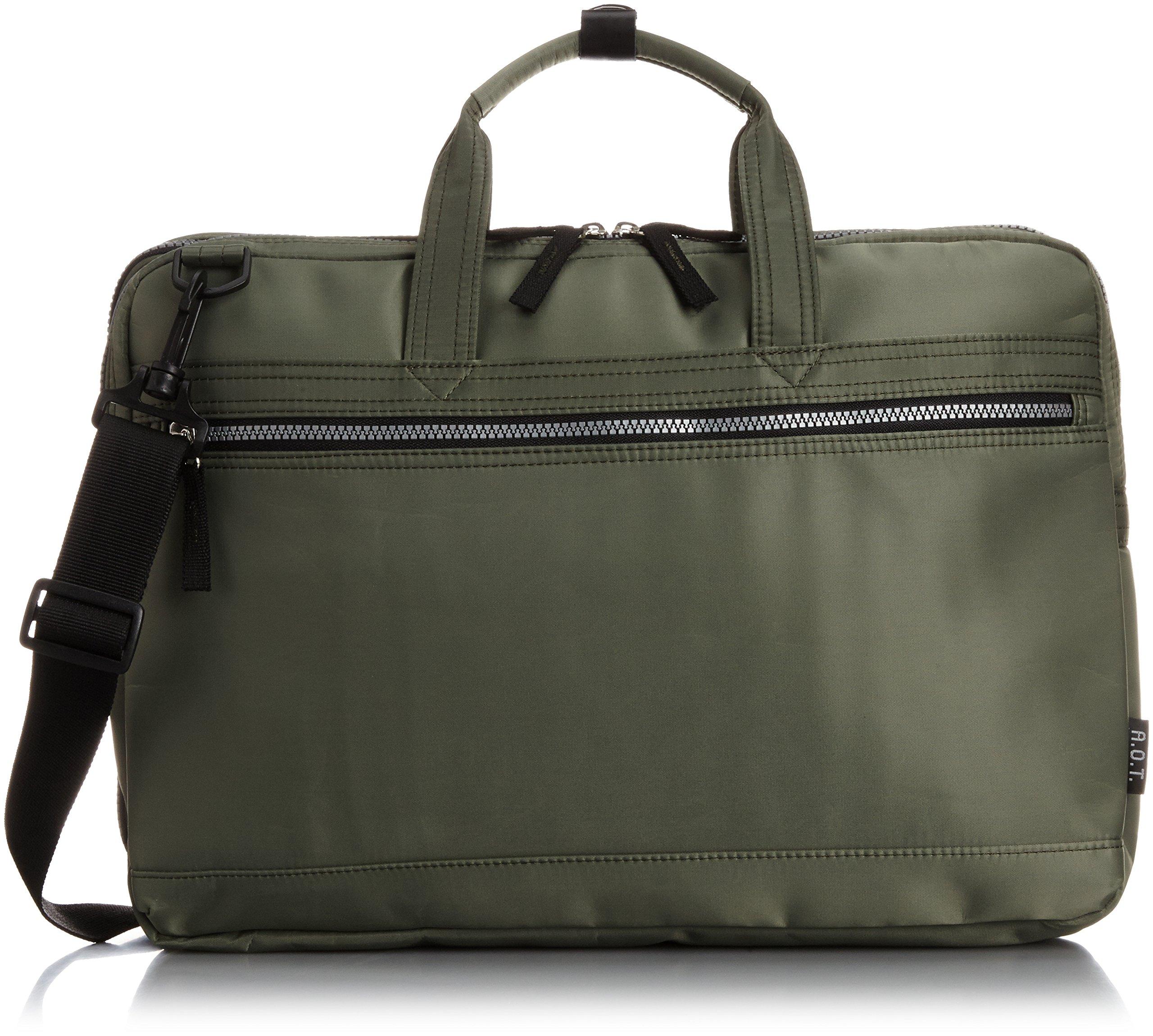 

Деловая сумка 2WAY 3844 Хаки [AOT] двухслойная [формат A4, легкая] хаки