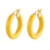 Gold European and American Exaggerated Large Earrings Women's New Trendy High-end Fashion Earrings Earrings