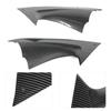 2 Stück seitliche Luftkanalabdeckung im Carbonfaser-Stil, Verkleidungseinsatzteil, passend für Yamaha YZF R6 2008?2016