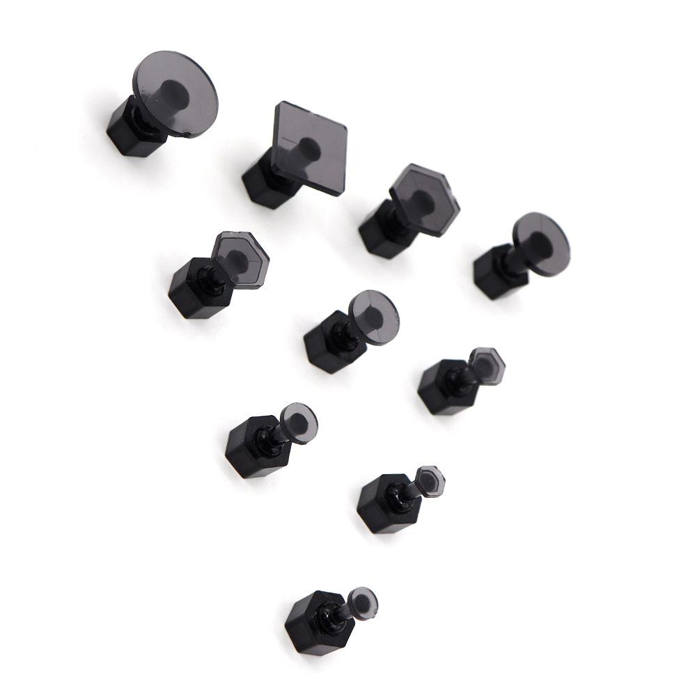 10pcs Car Paintless Dent Repair Puller Tabs Body Bump Hail Damage Marks Removal Gasket Auto Maintenance Tools