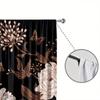 Room Darkening Jit Peony Floral Curtains Design Polyester Drapes Home Decor Holiday Window Dressing Curtain Set Of 2 Elegant Made With Rod Pocket