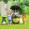 Totoro Umbrella Cute Blowing Horn Cat Pajama Girl Mini Model For Gardening Decor