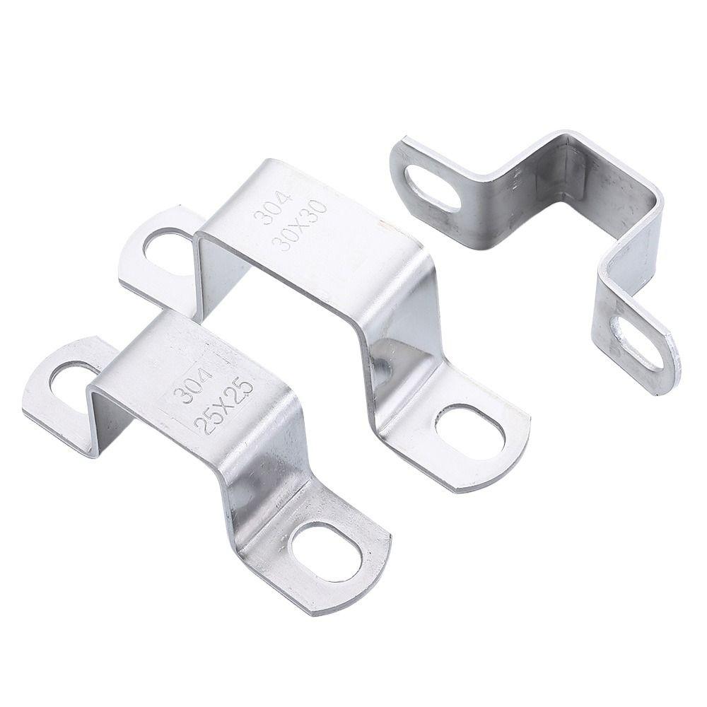 M-shaped U-shaped Square Rectangle Ohm Tube Card Saddle Clip Throat Hoop Horseback Hose Clamp  Tube
