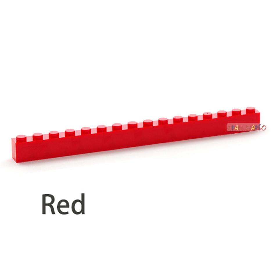 50PCS 1x16 Dots DIY Building Blocks Thick Figures Bricks Educational Creative Size Compatible With Brands Toys for Children 2465