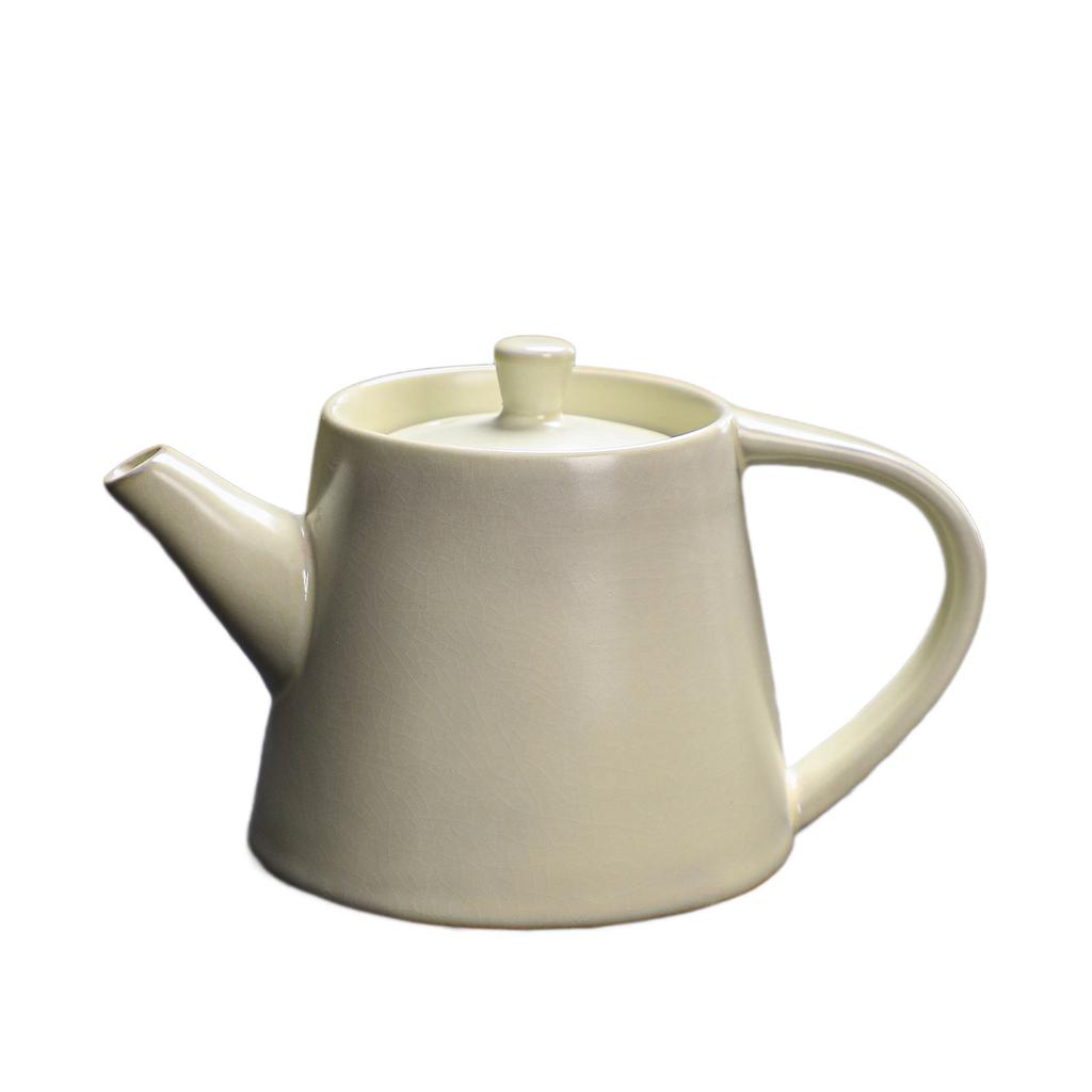 Ru kiln open keramische theepot Kung Fu theeset enkele pot ijsbarstglazuur bubbeltheepot schaduw cyaan paarsglazuur theepot