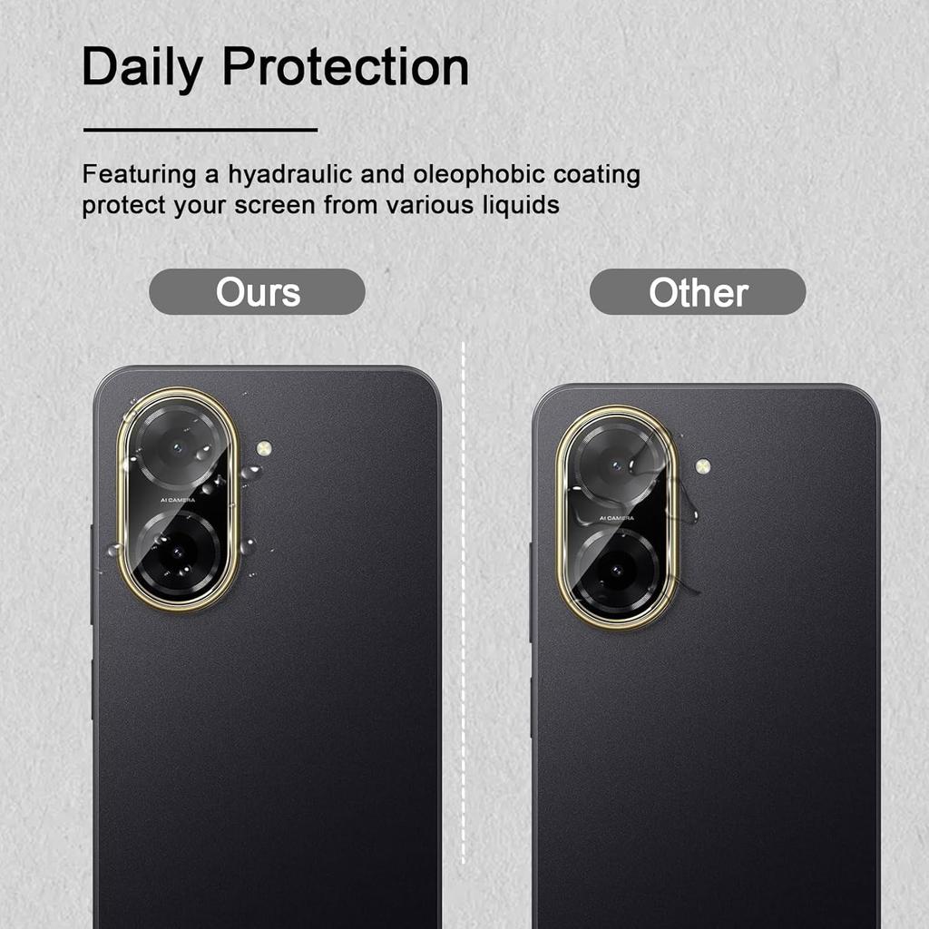 2Pcs Camera Lens Tempered Glass Protector for Xiaomi Redmi A5 Camera HD Clear Glass Protectors for Redmi A5 Lens Cover