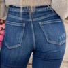 Women Baggy Mid Waist Jeans Wide Leg Loose Denim Pants Straight Leg Cropped Barrel Jeans