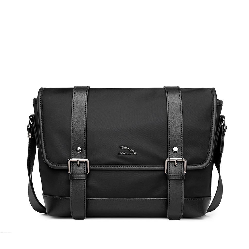 New JAGUAR Artificial Leather Crossbody Bags Shoulder Bags Regular Men's Black JX1T1220363101