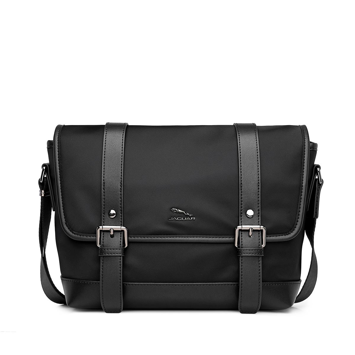 

Новые сумки кроссбоди из искусственной кожи JAGUAR, наплечные сумки, обычные, мужские, черные JX1T1220363101 29.0*8.1*22.1CM