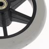 6 Inch Rubber Wheels Smooth Flexible Heavy Duty Wheelchair Front Castor Solid Shopping Cart Wheel Wheelchair Replacement